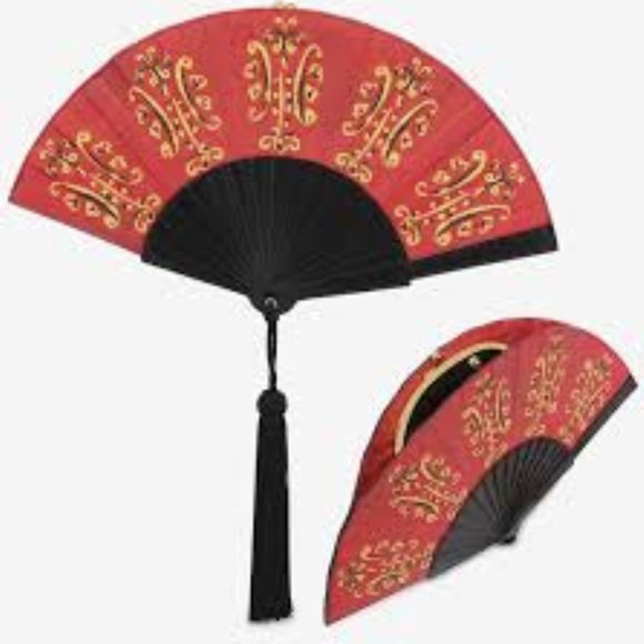 SS20 Moschino Couture Jeremy Scott Fan Leather Clutch Bag w/silky tassel - Picture 12 of 16